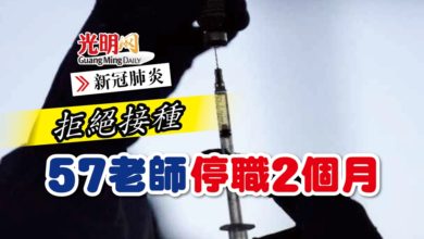 Photo of 【新冠肺炎】拒絕接種 57老師停職2個月