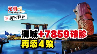 Photo of 【新冠肺炎】獅城+7859確診 再添4歿