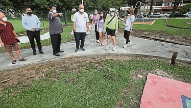 Photo of 康樂花園公園人行道 破損多年料2週修好