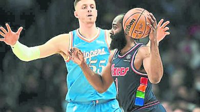 Photo of 哈登恩比德合砍56分 76人大勝快艇25分