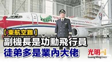 Photo of 【東航空難】副機長是功勳飛行員 徒弟多是業內大佬