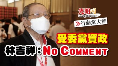 Photo of 【行動黨大會】受委黨資政 林吉祥：No Comment