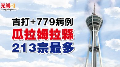 Photo of 吉打+779病例 瓜拉姆拉縣213宗最多