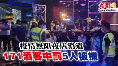 Photo of 疫情無阻夜店消遣 171酒客中罰5人被捕