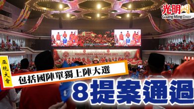 Photo of 【巫統大會】包括國陣單獨上陣大選  8提案通過