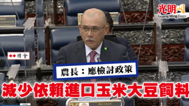Photo of 【國會】農長：應檢討政策 減少依賴進口玉米大豆飼料