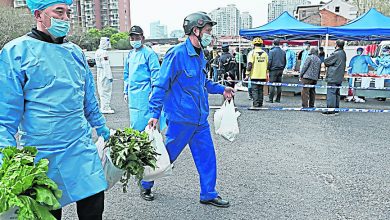 Photo of 【新冠肺炎】上海臨時馬路菜場 解決居民買菜難題