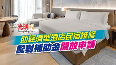 Photo of 助經濟型酒店民宿維修 配對補助金開放申請