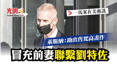 Photo of 【一馬案在美審訊】萊斯納：助出售梵高畫作 冒充前妻聯繫劉特佐
