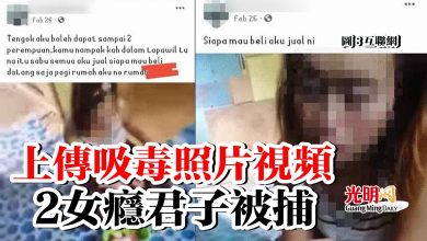 Photo of 上傳吸毒照片視頻  2女癮君子被捕