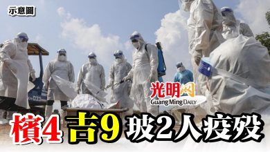 Photo of 檳4 吉9  玻2 人疫歿