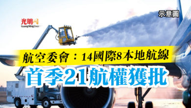Photo of 航空委會:14國際8本地航線 首季21航權獲批