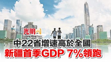 Photo of 中22省增速高於全國 新疆首季GDP 7%領跑