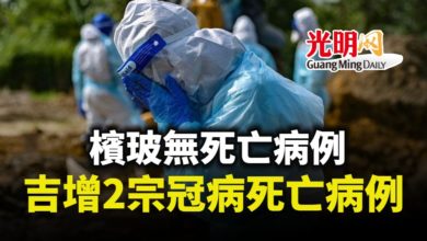 Photo of 吉增2宗 檳玻無死亡病例