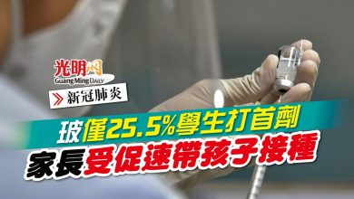 Photo of 【新冠肺炎】玻僅25.5%學生打首劑 家長受促速帶孩子接種