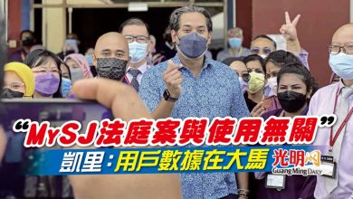 Photo of “MySJ法庭案與使用無關” 凱里：用戶數據在大馬