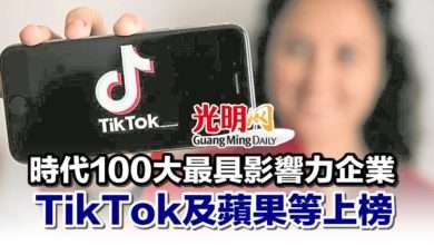 Photo of 時代100大最具影響力企業 TikTok及蘋果等上榜