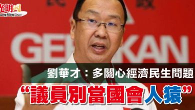Photo of 劉華才：多關心經濟民生問題 “議員別當國會‘人猿’