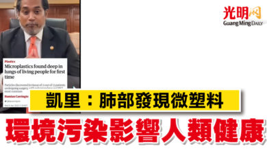 Photo of 凱里：肺部發現微塑料   環境污染影響人類健康
