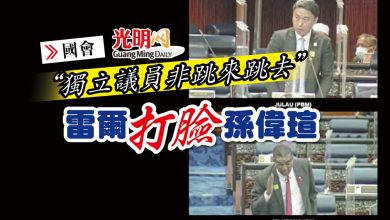 Photo of 【國會】“獨立議員非跳來跳去” 雷爾打臉孫偉瑄