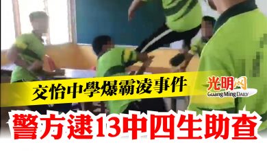 Photo of 交怡中學爆霸凌事件  警方逮13中四生助查