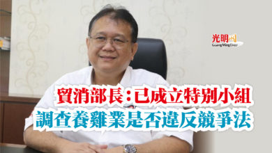 Photo of 貿消部長：已成立特別小組  調查養雞業是否違反競爭法
