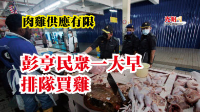 Photo of 肉雞供應有限  彭亨民眾一大早排隊買雞