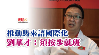 Photo of 推動馬來語國際化  劉華才：須按步就班