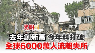 Photo of 去年創新高 今年料打破 全球6000萬人流離失所