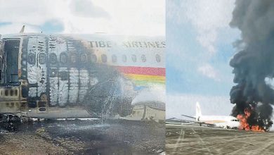 Photo of 載有122人西藏航空客機 衝出跑道起火36人輕傷
