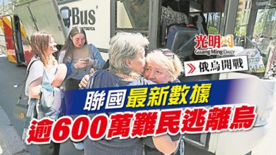 Photo of 【俄烏開戰】聯國最新數據 逾600萬難民逃離烏