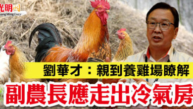 Photo of 劉華才：親到養雞場瞭解  副農長應走出冷氣房