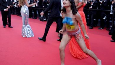 Photo of 影展驚現裸女抗議 譴責俄軍性暴力婦女