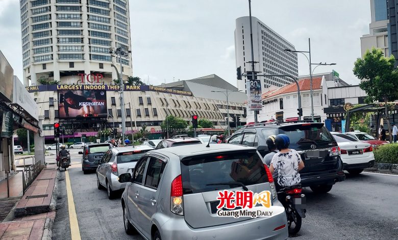 喬治市一帶路段交通順暢。
