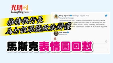 Photo of 推特執行長為打假賬號做法辯護 馬斯克表情圖回懟