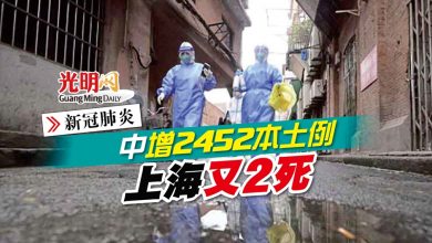 Photo of 【新冠肺炎】中增2452本土例 上海又2死