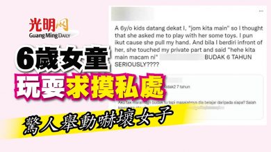 Photo of 6歲女童玩耍求摸私處 驚人舉動嚇壞女子