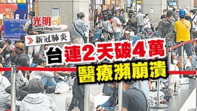 Photo of 【新冠肺炎】台連2天破4萬 醫療瀕崩潰