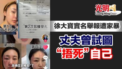 Photo of 徐大寶實名舉報遭家暴 丈夫曾試圖“捂死”自己