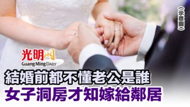 Photo of 結婚前都不懂老公是誰 女子洞房才知嫁給鄰居