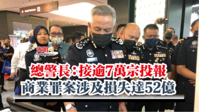 Photo of 總警長：接逾7萬宗投報  商業罪案涉及損失達52億