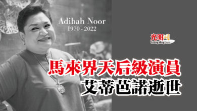 Photo of 馬來界天后級演員  艾蒂芭諾逝世