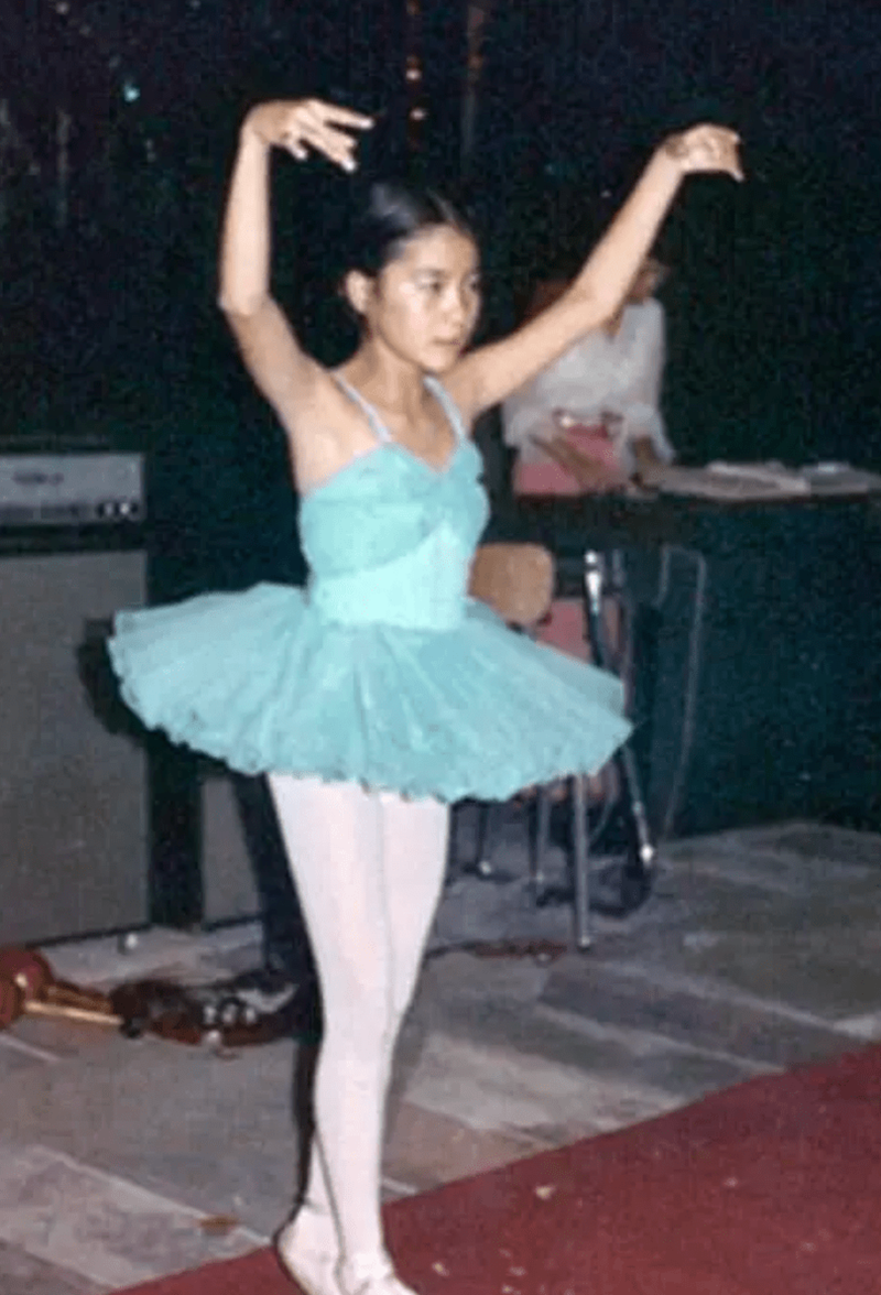 楊紫瓊從4歲開始，就已經學習芭蕾舞，希望她以後能夠成為一個芭蕾舞女神。