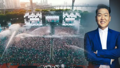 Photo of 韓國鬧乾旱 PSY濕身秀加場惹罵