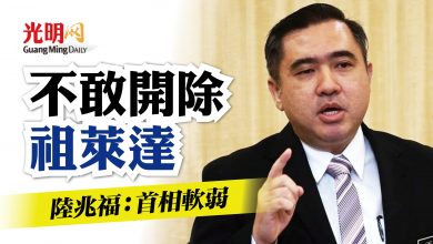 Photo of 不敢開除祖萊達 陸兆福:首相軟弱