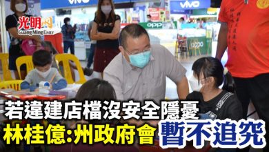 Photo of 若違建店檔沒安全隱憂 林桂億：州政府暫不追究
