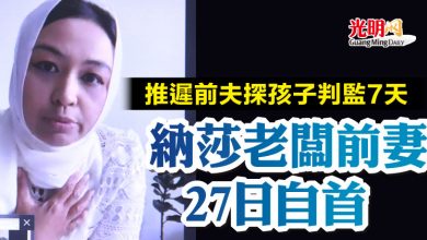 Photo of 推遲前夫探孩子判監7天 納莎老闆前妻27日自首