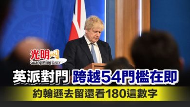 Photo of 英派對門 跨越54門檻在即 約翰遜去留還看180這數字