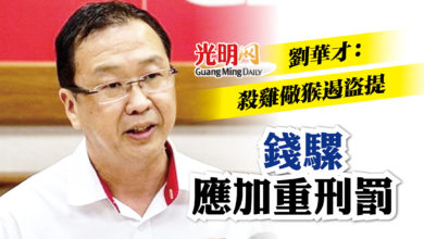 Photo of 劉華才：殺雞儆猴遏盜提 錢騾應加重刑罰