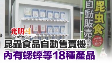 Photo of 昆蟲食品自動售賣機 內有蟋蟀等18種產品